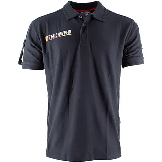 1005105 - Herren Kurzarm Polo-Shirt mit Dienstgradschlaufe
