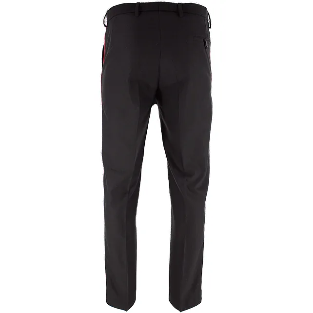 1030101 - Uniformhose, schwarz/rot