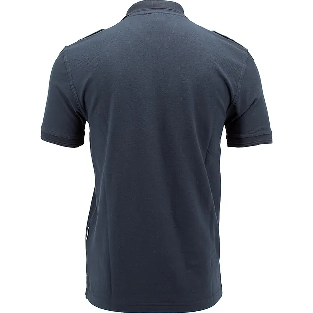 1005100 - Herren Kurzarm Polo-Shirt, mit Schulterklappen