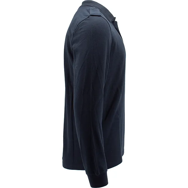 1005115 - HERREN LANGARM Polo-Shirt, mit Schulterklappen