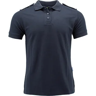 1005110 - Damen Kurzarm Polo-Shirt mit Schulterklappen
