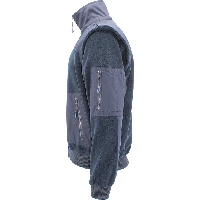 1010101 - Fleece Jacke, Abnehmbare Ärmel