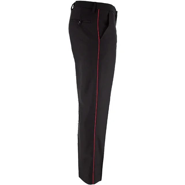 1030101 - Uniformhose, schwarz/rot