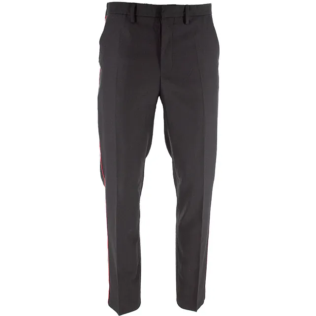1030101 - Uniformhose, schwarz/rot